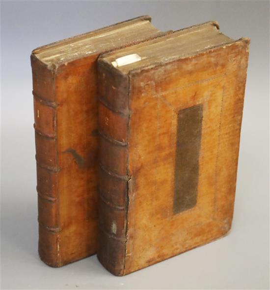 Rawlinson, Richard - A New Method of Studying History ..., 2 vols, 8vo, calf, early pages of vol 1 wormed,